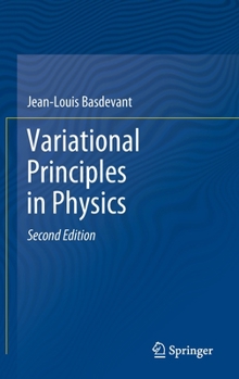 Hardcover Variational Principles in Physics Book