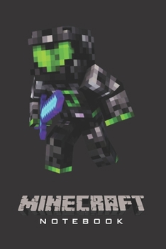 Minecraft Notebook: Player's Notebook, Sketchbook, Diary, Journal, For Kids, For A Gift, To School  | 120 Wide Ruled Blank Pages | 6” x 9” (Character Collection - Halo) (Minecraft Wide ruled)