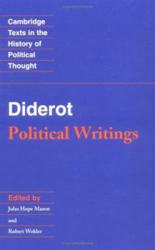 Paperback Diderot: Political Writings Book