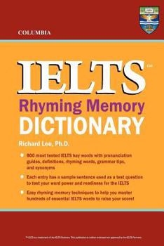 Paperback Columbia IELTS Rhyming Memory Dictionary Book