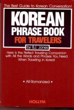 Paperback Korean Phrase Book for Travelers Book