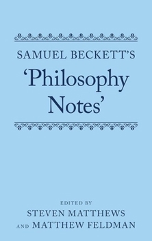 Hardcover Samuel Beckett's 'Philosophy Notes' Book