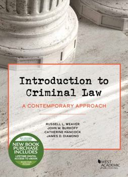 Paperback Introduction to Criminal Law: A Contemporary Approach (Higher Education Coursebook) Book