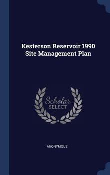 Hardcover Kesterson Reservoir 1990 Site Management Plan Book