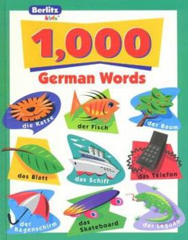 Paperback 1,000 German Words Book