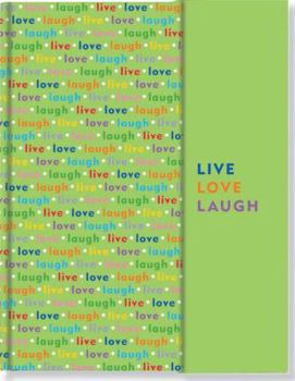 Hardcover Live, Love, Laugh Foldover Journal Book