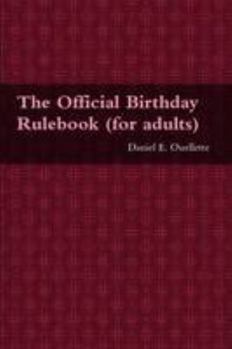 Paperback The Official Birthday Rulebook (for adults) Book