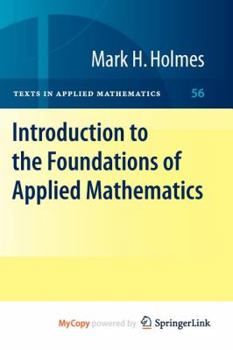 Paperback Introduction to the Foundations of Applied Mathematics Book