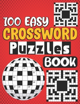 Paperback 100 Easy Crosswords Puzzles Book: Puzzles Brain Workout Book, Bible Crossword Puzzles For Seniors, Perfect For Gift Book