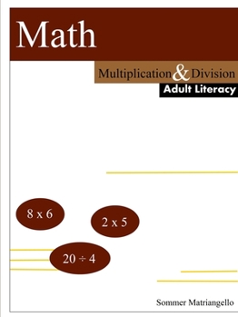 Paperback Math: Multiplication And Division Book