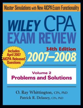 Paperback Wiley CPA Examination Review, Volume 2: Problems and Solutions Book