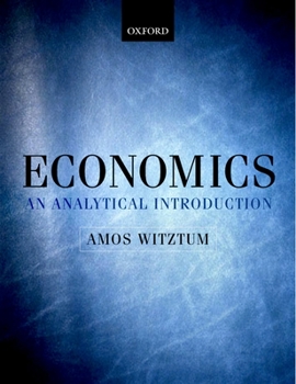 Paperback Economics: An Analytical Introduction Book