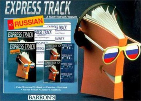 Audio Cassette Express Track to Russian Book