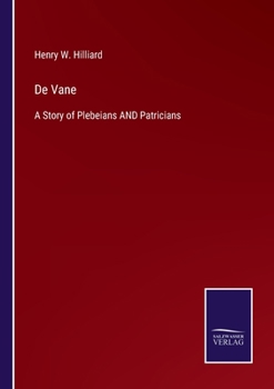 Paperback De Vane: A Story of Plebeians AND Patricians Book