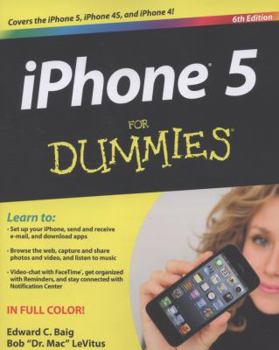 Paperback iPhone 5 for Dummies Book