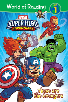 Library Binding Marvel Super Hero Adventures: These Are the Avengers Book