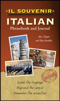 Paperback Il Souvenir Italian Phrasebook and Journal Book