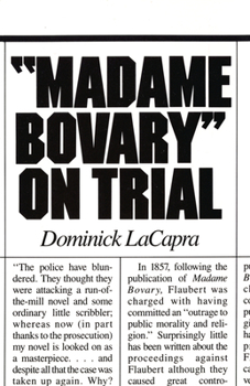 Hardcover Madame Bovary on Trial Book