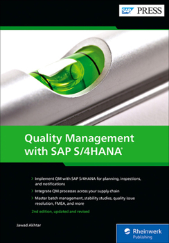 Hardcover Quality Management with SAP S/4hana Book