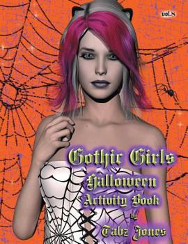 Paperback Gothic Girls Halloween Activity Book