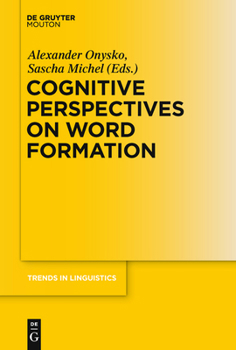 Hardcover Cognitive Perspectives on Word Formation Book
