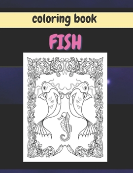 Paperback Coloring book fish Book