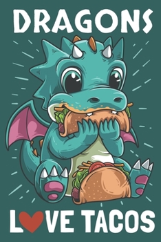 2020 Week To View Dated Planner Diary: 6x9 Inches Paperback Dragons Love Tacos