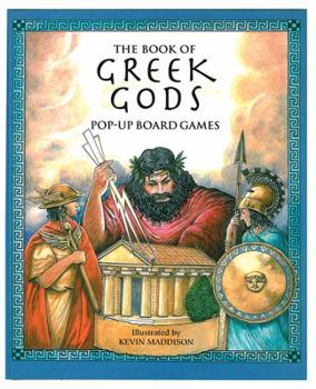 Hardcover The Book of Greek Gods Pop-Up Board Games Book