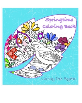 Paperback SpringTime Coloring Book