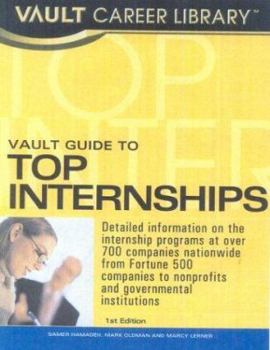 Paperback Vault Guide to Top Internships Book