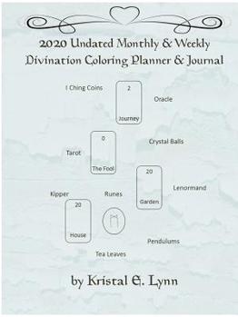 2020 Undated Monthly & Weekly Divination Coloring Planner & Journal (Perfect Bound)