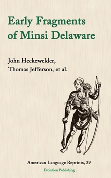 Paperback Early Fragments of Minsi Delaware Book