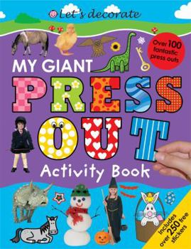 Paperback Let's Decorate My Giant Press-out Activity Book