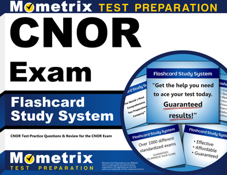 Cards Cnor Exam Flashcard Study System: Cnor Test Practice Questions & Review for the Cnor Exam Book