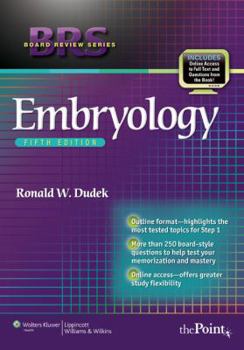 Paperback BRS Embryology [With Access Code] Book