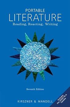 Paperback Portable Literature: Reading, Reacting, Writing, 2009 MLA Update Edition Book