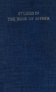 Hardcover Studies in the Book of Esther (The Library of Biblical Studies) (English, French and German Edition) Book