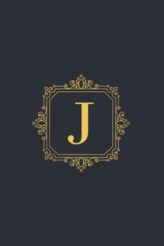 J: Initial Journal 6x9 dotted grid 150 pages