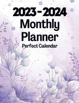 Paperback 2023-2024 Monthly Planner Perfect Calendar: 2 Years Large Organizer for Women Book