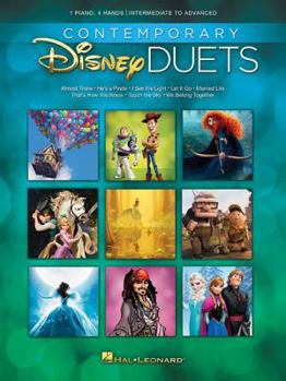 Paperback Contemporary Disney Duets: Intermediate to Advanced Level Book