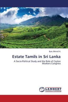 Paperback Estate Tamils in Sri Lanka Book