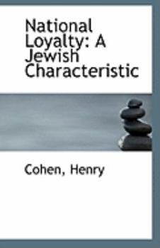 Paperback National Loyalty: A Jewish Characteristic Book