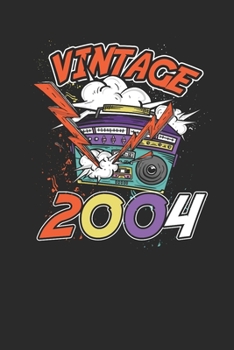 Vintage 2004: Graph Paper Notebook – Birthday Gift or Anniversary Gift Idea