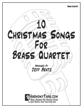 Paperback 10 Christmas Songs For Brass Quartet Book