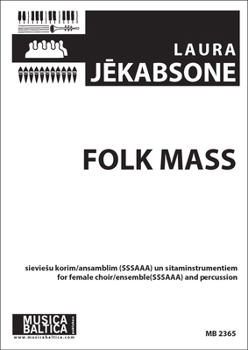 Paperback Folk Mass for Sssaaa Choir and Percussion Book