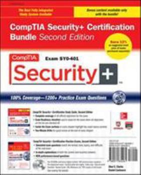 Paperback Comptia Security+ Exam SY0-401 [With Workbook] Book