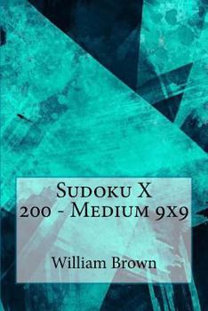 Paperback Sudoku X 200 - Medium 9x9 Book