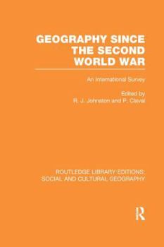 Paperback Geography Since the Second World War Book