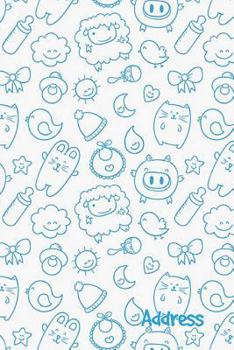 Address.: Address Book. - Contacts - (Vol. A95) Glossy Cover, Large Print, Font, 6" x 9" For Contacts, Addresses, Phone Numbers, Emails, Birthday And More.