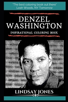 Paperback Denzel Washington Inspirational Coloring Book